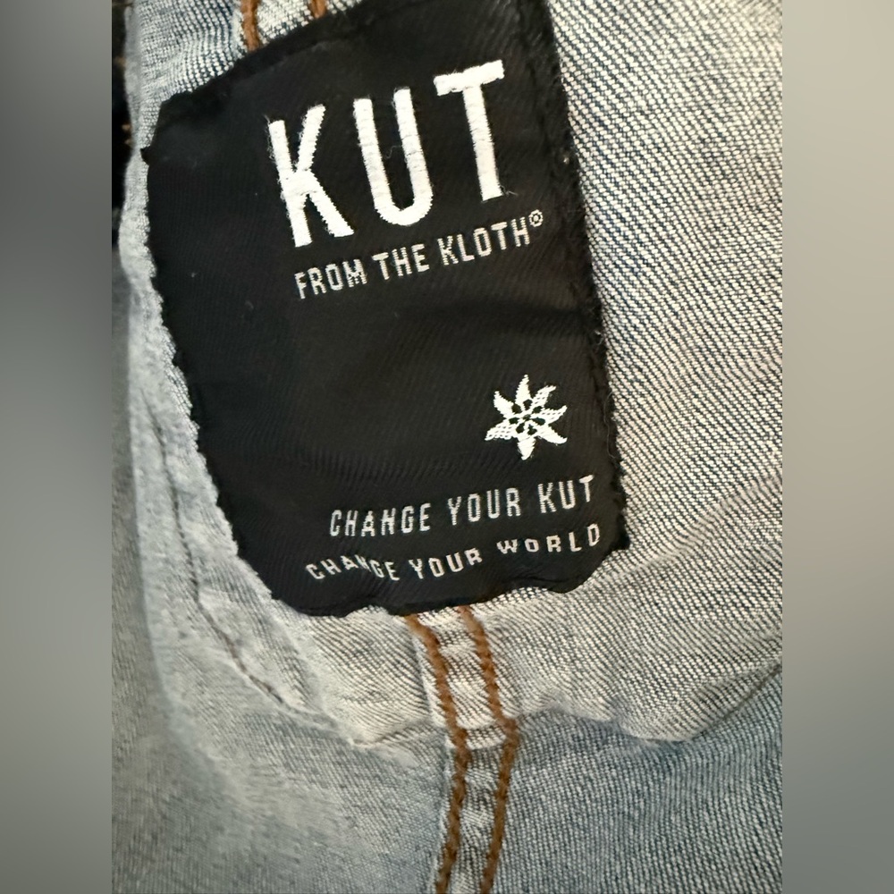 KUT FROM THE KLOTH Women's Kara Blue Denim Jacket - XS - Picture 8 of 10